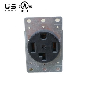 Presa di Corrente NEMA 14-30R 30A 250V <span class=keywords><strong>a</strong></span> 3 Poli e 4 Fili, da Incasso, Standard Americano, in Rame Industriale - Product Image 1