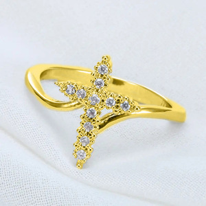 Anello geometrico da donna a forma circolare, gioiello creativo e personalizzato per le dita - Product Image 3