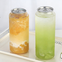 Botol Minuman Soda Jus PET 250ml 330ml 375ml Transparan Silinder dengan Tutup Tarik