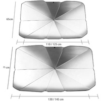 Ombrelle de protection pliable, imperméable, pour la voiture, la fenêtre avant, la protection solaire UV