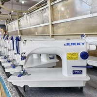 JUKKY 8500 Tête de machine à coudre industrielle portable à point noué, simple aiguille, haute vitesse, manuelle