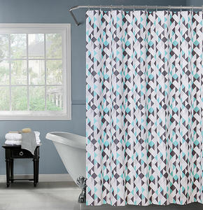 Dernier modèle de rideau de douche Peva Blue Tile Collection - Product Image 5