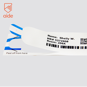 Einweg wasserdichte Dricet Thermal Wrist band Identifikation Krankenhaus band Medical Thermal Wrist bands mit Klebstoff verschluss - Product Image 5
