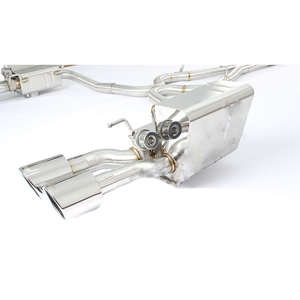 Sistema <span class=keywords><strong>di</strong></span> <span class=keywords><strong>Scarico</strong></span> Catback in Acciaio Inox 304 per Maserati Quattroporte 3.0t V6, Spessore 1.2mm, Saldatura TIG, <span class=keywords><strong>Scarico</strong></span> Sportivo ad Alta Potenza - Product Image 1