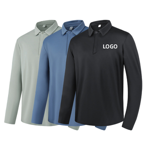 Camiseta con degradado para hombre, ropa deportiva de manga larga, secado rápido, entrenamiento de gimnasia, camisa de entrenamiento atlético, tela de punto para trotar, Fitness - Product Image 1