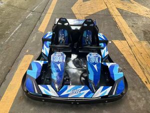 سيارة كارتينج تعمل بالعملات المعدنية مع تحكم عن بعد وتوقيت للعبة لشخصين، آلة ألعاب ترفيهية للأطفال - Product Image 3