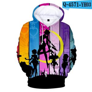 Vente en gros de sweats à capuche Pretty Soldier Sailor Moon pour femmes et hommes, personnage de dessin animé, cosplay, anime - Product Image 4