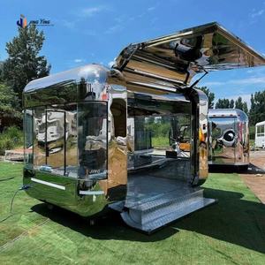 Vente directe d'usine, petite caravane de voyage rétro, caravane de camping, caravane de camping durable en fibre de verre et aluminium, mobile - Product Image 6