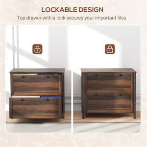 Armoire de rangement de bureau moderne de luxe DB pour entrepôt de laboratoire d'atelier à domicile avec matériau en acier verre bois - Product Image 2
