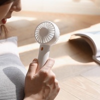 2020 Produk Baru Indah Mini Fan/Hanheld Putih Mini Fan/Musim Panas Portable Mini Fan Vendor
