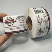 Autocollants adhésifs en PP avec logo personnalisé OEM, rouleaux d'étiquettes en vinyle imperméables et écologiques pour l'emballage de produits de luxe