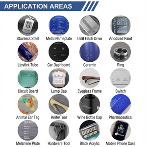 Máy khắc <span class=keywords><strong>laser</strong></span> sợi quang cầm tay di động tùy chỉnh 20W 30W 50W <span class=keywords><strong>Raycus</strong></span>, tất cả bộ phận lắp ráp cho kim loại, ống PVC, vòng chim, lốp xe, PCB - Product Image 3