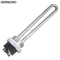 Élément chauffant tubulaire 12V 200W DC à prix très compétitif, avec filetage BSP de 1 pouce pour chauffe-eau solaire