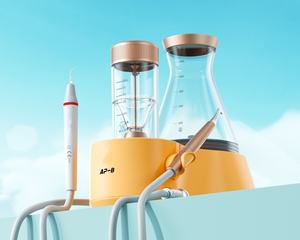 Ablatore Dentale e Lucidatore ad Aria Portatile 2 in 1 con Funzione Spray ad Acqua Macchina per la Pulizia dei Denti per l'Igiene Orale in Clinica - Product Image 3