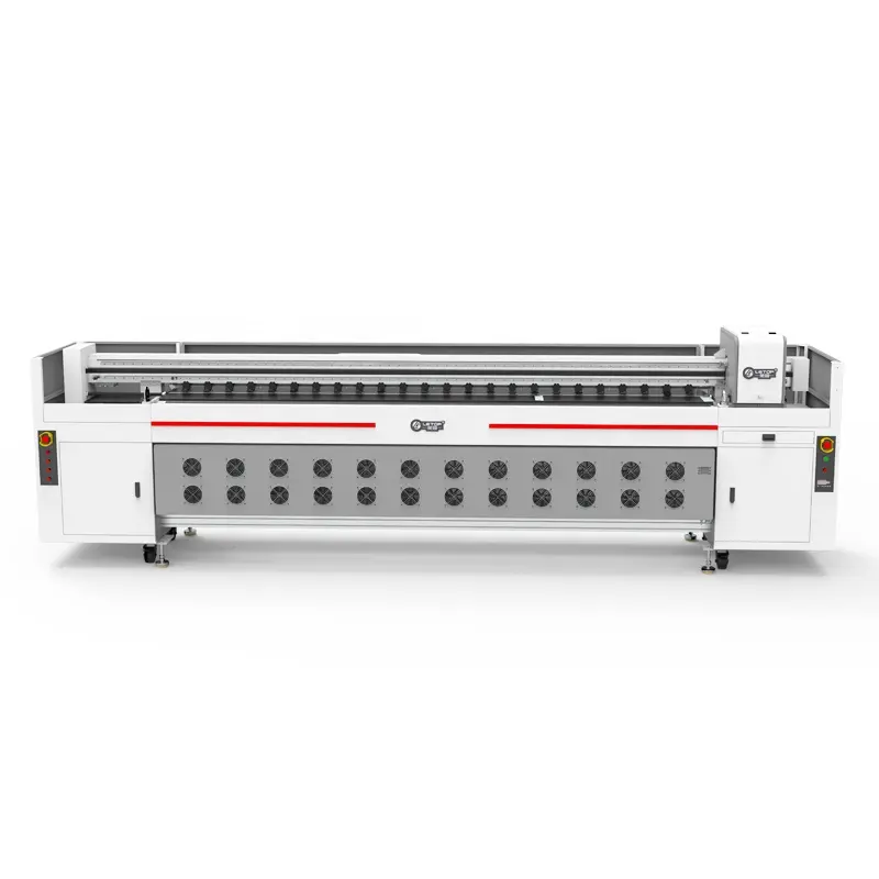 Impresoras de inyección de tinta automáticas de 3200MM Impresora grande de gran formato con 1024 cabezales Banner de impresora de gran formato de 3,2 metros