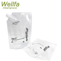Sac de boisson en plastique de qualité alimentaire, emballage de liquide 2 3l 5 litres, détergent en poudre, emballage de buse, pochette debout avec bec verseur