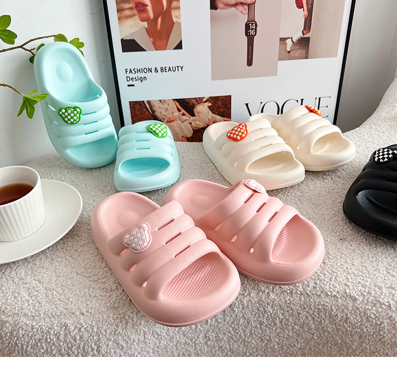 2023 Flat EVA Home Shoes Kids Slippers Children Boys Girls Indoor EVA Soft Sole Slides Slipper