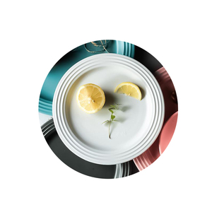 Assiettes de Restaurant Horeca, vaisselle pour Restaurant, en <span class=keywords><strong>porcelaine</strong></span> <span class=keywords><strong>blanche</strong></span>, <span class=keywords><strong>Design</strong></span> élégant, 2019 - Product Image 6