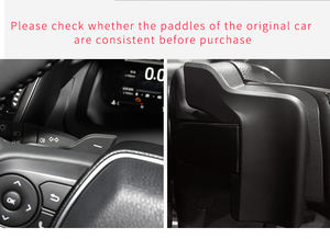 Palettes de manette de vitesse de volant en T en carbone pour Toyota Camry Corolla RAV4 accessoires intérieurs de manette de vitesse en Fiber de carbone - Product Image 4