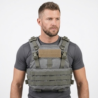 Gilet tactique ABS MOLLE pour la chasse, porte-plaques amovible pour hommes, personnalisable OEM, certifié ISO CE