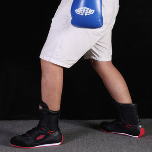 รองเท้าชกมวยรุ่นใหม่ปี 2021 ดีไซน์สั่งทำพิเศษ แบบหุ้มข้อ น้ำหนักเบา ราคาประหยัด สำหรับผู้ชาย - Product Image 6