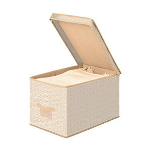 Cesto per Bucato con Coperchio 31.5X48X30CM - Product Image 1