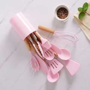 Wholesale 12pcs Silicone <b>Kitchen</b> Utensils Set Cooking <b>Accessories</b> and Tools - Product Image 6