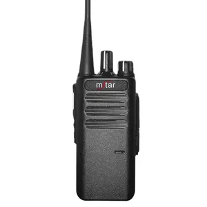 MSTAR M-898 Walkie Talkie hitam dekoder Anti pecah, pengurang kebisingan AI Digital, pengisian cepat satu tombol