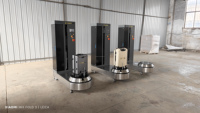 Machine d'emballage automatique pour bagages d'aéroport, vente chaude