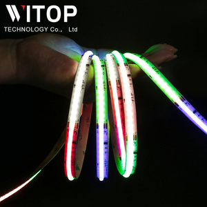 Bande <span class=keywords><strong>LED</strong></span> <span class=keywords><strong>COB</strong></span> <span class=keywords><strong>RGBW</strong></span> 24V 784 <span class=keywords><strong>LED</strong></span>/m sur PCB 12mm - <span class=keywords><strong>Ruban</strong></span> Flexible Ultra Haute Densité à Changement de Couleur, Découpable pour Usage Domestique et Fêtes - Product Image 2