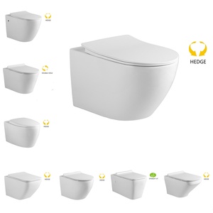 Inodoro Moderno Suspendido <span class=keywords><strong>de</strong></span> Pared <span class=keywords><strong>de</strong></span> Una Pieza, <span class=keywords><strong>de</strong></span> Porcelana <span class=keywords><strong>de</strong></span> Alta Calidad, con <span class=keywords><strong>Tapa</strong></span> <span class=keywords><strong>de</strong></span> Cierre Suave <span class=keywords><strong>de</strong></span> PP, para Casa o Villa, con 2 Años <span class=keywords><strong>de</strong></span> Garantía, al Mejor Precio - Product Image 1