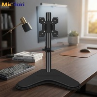 Brazo para Monitor de Escritorio con Gestión de Cables, Capacidad de 8 kg, Movimiento Completo, Giro de 360°, Inclinación de 90°, VESA 100x100