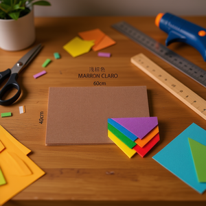 Ilan EVA <b>Foam</b> Sheet 40x60cm Light Brown <b>Craft</b> Material - Product Image 3