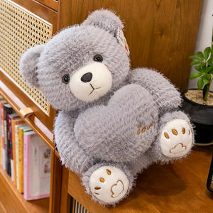 Orsacchiotto di Peluche a Forma di Cuore Super Morbido, Bambola da Abbracciare, Regalo per San Valentino e Festività - Product Image 4