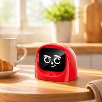 Robot éducatif intelligent compact pour enfants, avec IA, Wi-Fi, utilisation en voiture, sur le bureau, dans la chambre, interaction vocale, écran tactile, contrôle par application