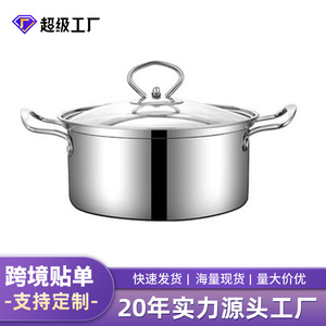 Chef Meis Stainless Steel Mini Hot Pot 1.5L Induction Compatible Single Serving Soup Pot With Lid For Shabu Shabu Noodle Cooking - Product Image 5