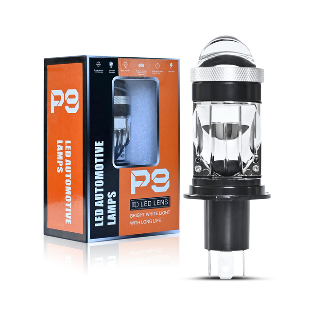 P9 Mini Projector Lens Led Headlights 50W 6000K H4 Car Led Headlight Bulbs 12V IP67 Aluminum Headlamps Car Accessories 2024