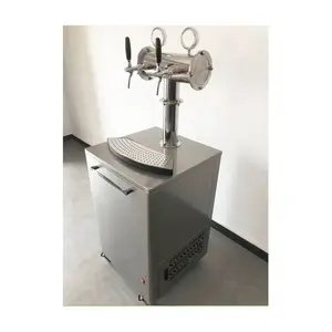 Quick water-cooled type beer cooler with two lines of T-shaped Beer Tower, suitable for family or bar