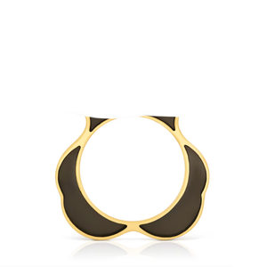Anillo de Acero Inoxidable para Mujer con Diseño de Oso, Joyería de Moda, Regalo, Anillo de Dedo con Cristal, Oso Hueco - Product Image 2