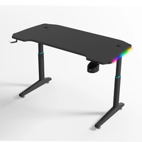 Bureau assis-debout réglable en hauteur Wquantum, mobilier de bureau moderne en métal pour la maison, garantie de 3 à 5 ans