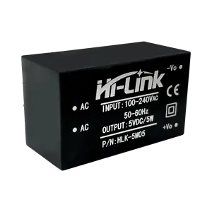 URB2405YMD-10WR3, HLK-5M05, 5W 24V ke 5V 10W 220V ke 3.3V 5V 9V 12V 24V Hi-Link asli AC DC DC konverter modul daya DC