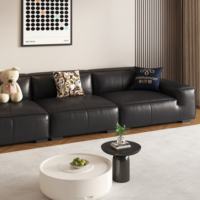 Herstellung Wohnzimmer Moderne Luxus weiße Leder couch Italienische 8-Sitzer Echt leder Sofa Set