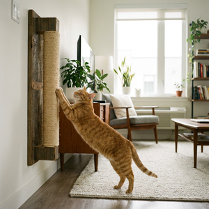Solid Wood Modern Wall Mounted <b>Cat</b> Shelves & Steps with Perches-DIY Accessories Carton Packed - Product Image 4