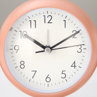 Einfacher Quarz-Wecker, Rotierender Wecker, Geräuschloser Tischwecker für Schüler und Kinder, Aufweckuhr, Geschenk für Feiertage
