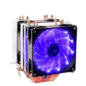 Ventilateur de refroidissement PC RGB personnalisé DC 5V 6 caloducs en cuivre avec 2 ventilateurs 92x92x25mm Contrôle de vitesse PWM Refroidisseur <span class=keywords><strong>CPU</strong></span> pour boîtier d'ordinateur - Product Image 3