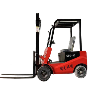 Carretilla elevadora eléctrica de alta eficiencia Shandong 1 ton mini carretilla elevadora eléctrica ligera carretilla elevadora eléctrica - Product Image 1