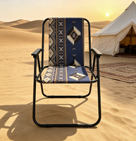 Chaises pliantes de camping en métal personnalisées, légères et portables pour les pique-niques au parc et les aventures en plein air, Sillas De Playa