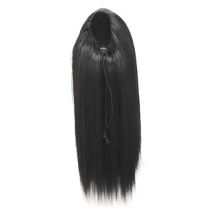 Extensiones de Cabello sintético postizas con cordón, cola de caballo recta, venta al por mayor, novedad - Product Image 1