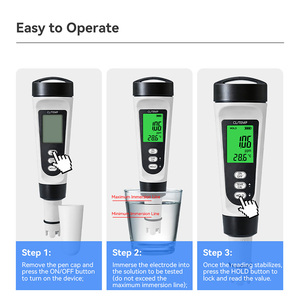 CL Meter Draagbare SUNHO CL-M21 Aquarium & Zwembad Residuele Chloortester 2-in-1 CL Detector met Temperatuurbereik 0-60°C - Product Image 1