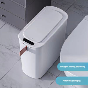 Hot Selling Intelligent Sensing <strong>Garbage</strong> Bin with Narrow Body <strong>Design</strong> Bathroom Kitchen Automatic Packaging <strong>Garbage</strong> Bin - Product Image 3